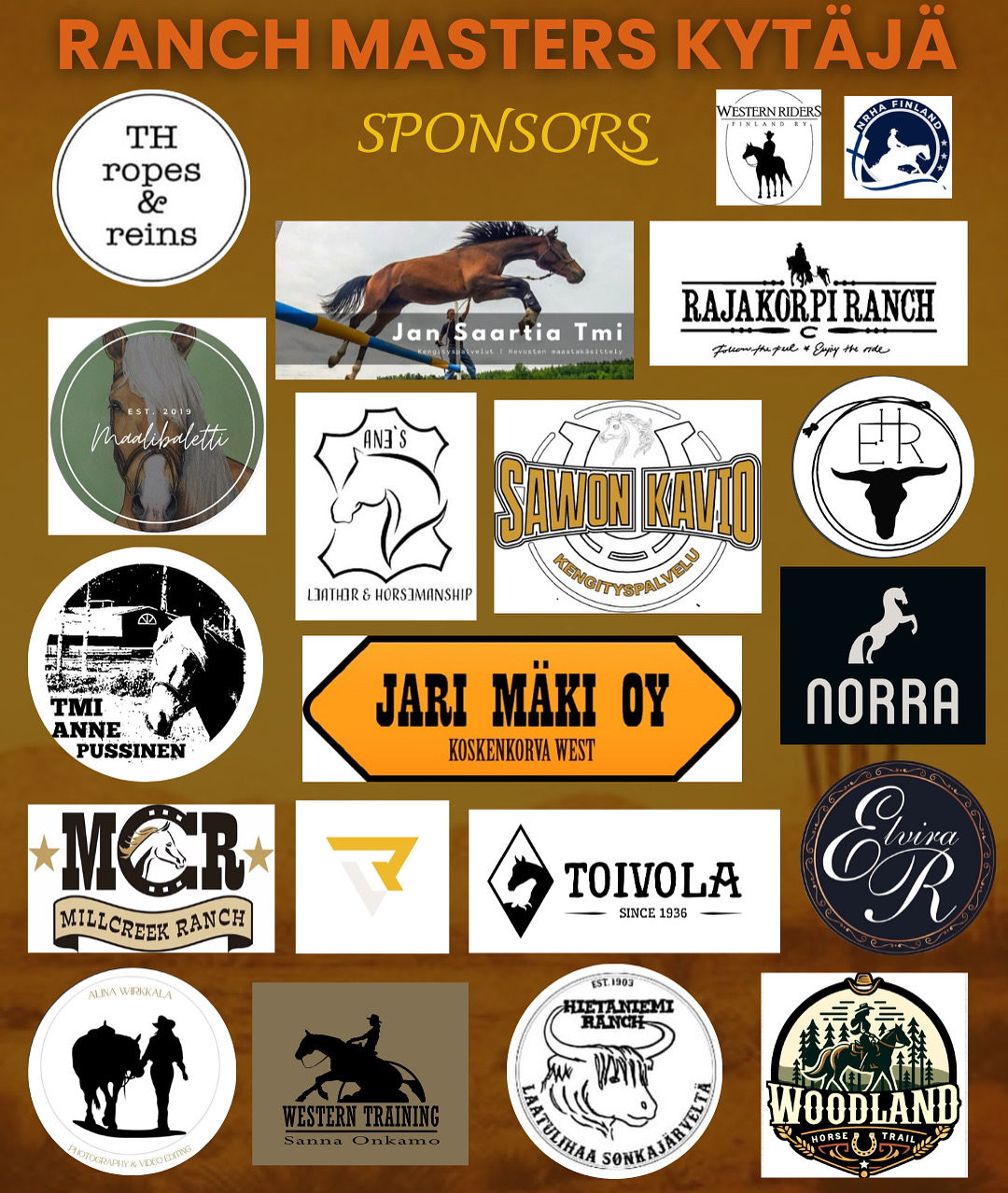 RANCH MASTERS KYTÄJÄ SPONSORS